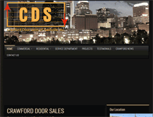 Tablet Screenshot of crawforddoors.net