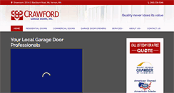 Desktop Screenshot of crawforddoors.com